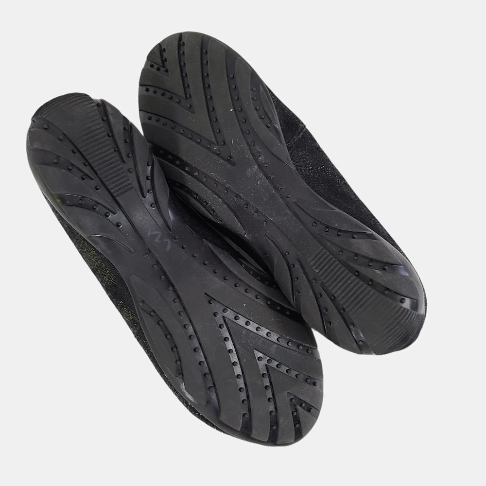 Vaneli Sport Front Zip Sneaker Nubuck Reptile Leather Comfort Shoes Black 9 - Picture 9 of 9